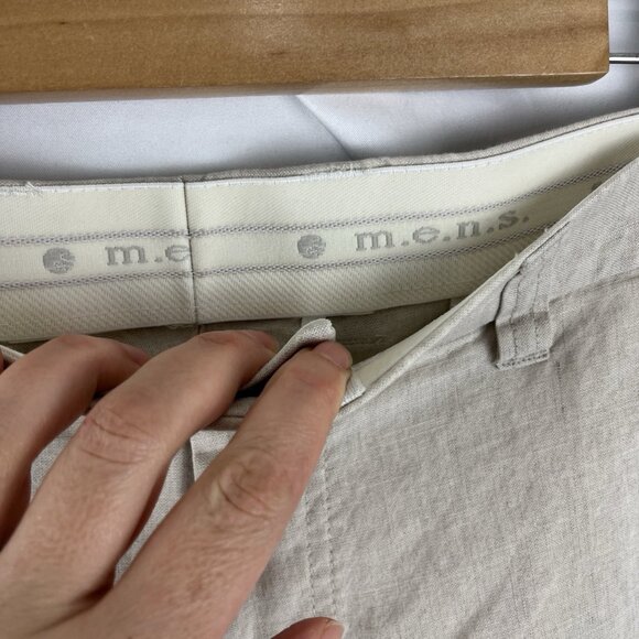 m.e.n.s. Heinecke & Klaproth Madrid-Made Linen-Cotton Mens Pants Men's Size 40 - Picture 4 of 12